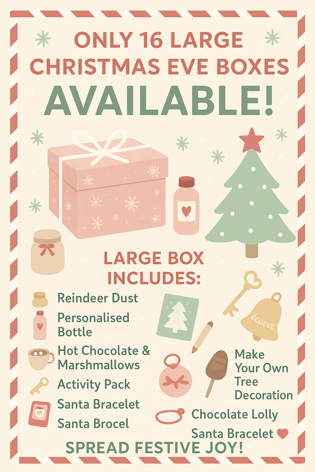Large Christmas Eve boxes