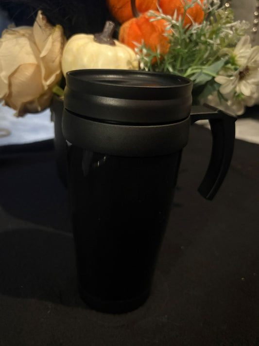 Black hot cup