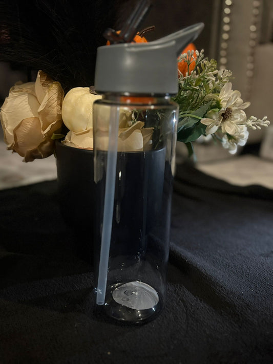 Grey sports bottle 650ml
