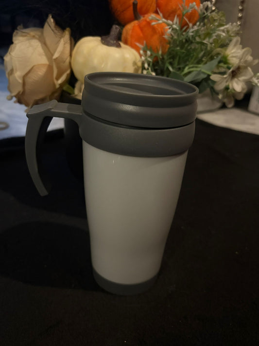 Grey hot cup