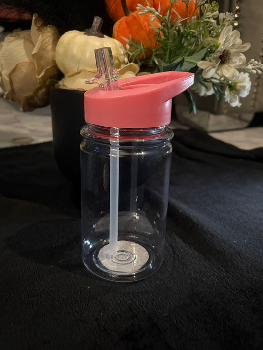 kids pink sports bottle 450ml