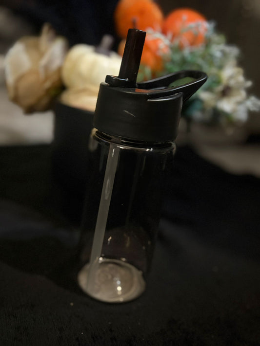 Black sports bottle 420ml