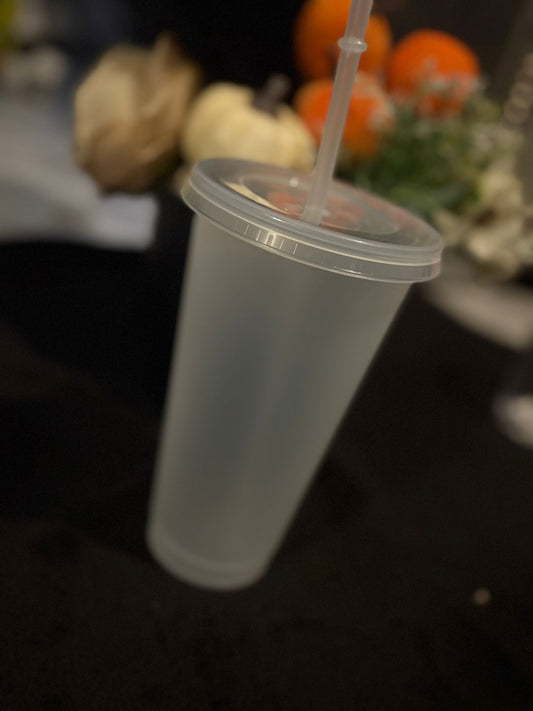 Clear cold cup