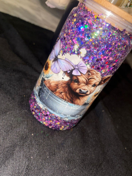 Antisocial butterfly snowglobe libby cup